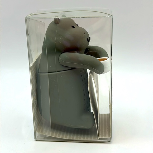 Silicone Tea Infuser Hippo - Picture 2 of 2